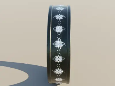 Wedding Ring Titanium 3D print model