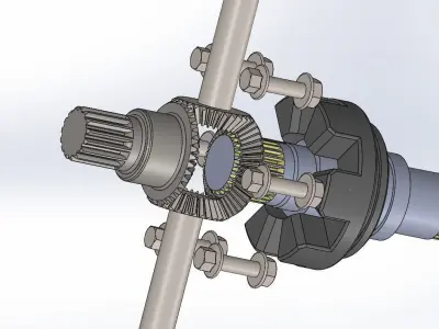 Car parts Gear box 3d design in solidworks file free download Free 3D model