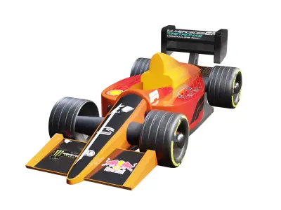 F1 Toy Car 3D model