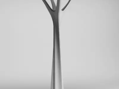 Organic Pillar Free 3D model