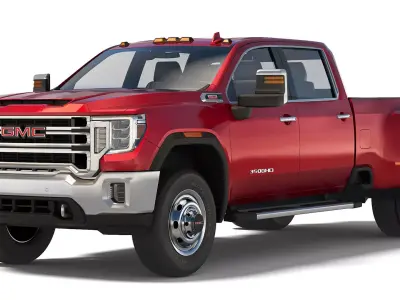 GMC Sierra 3500HD SLT 2020 3D model