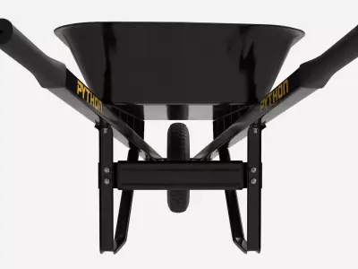 WheelBarrow Low-poly 3D model