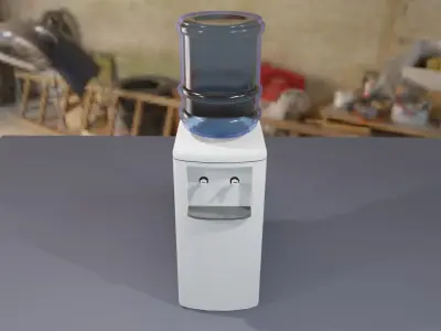 Drinking Fountain - Water -Bebedouro de agua Low-poly 3D model