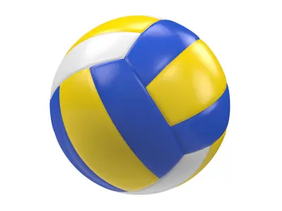 Volleyball ball  Low-poly 3D model purchase