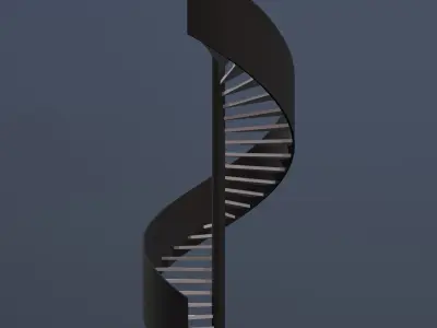 Spiral stair 2023-0005 3D model