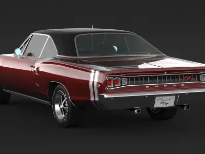 1968 Dodge Coronet RT 3D model