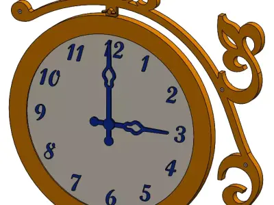 Wall Clock Free 3D model order
