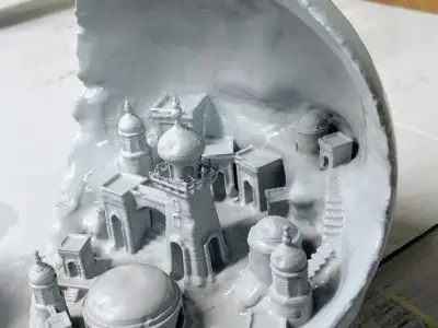 Moon city Free 3D print model