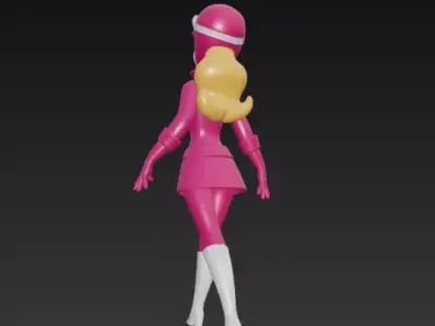 Wacky Races - Penelope Pitstop 3D print model