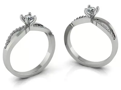 Gold ring  Jewelry 3D print model purchase