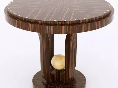 Francesco Molon T504 ROUND PERLA SMALL TABLE 3D model