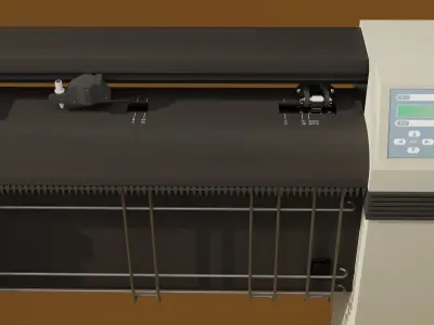 Roland GRX-300AR Plotter  3D model