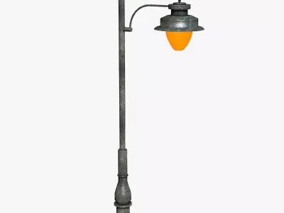 Street Lantern Low-poly 3D model