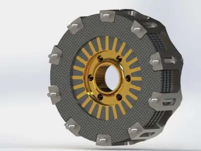 Formula 1 Clutch system aP racin 3D model