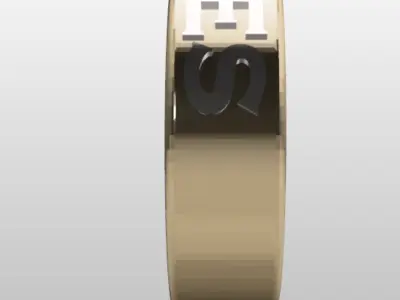 JAMES MEN RING  3D print model