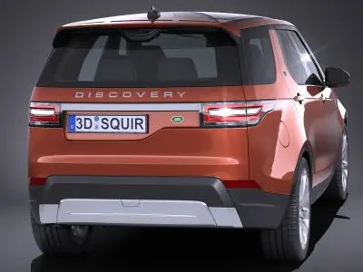 Land Rover Discovery 2017 3D model