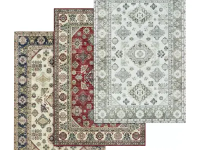 Rug Set 1198 3D model
