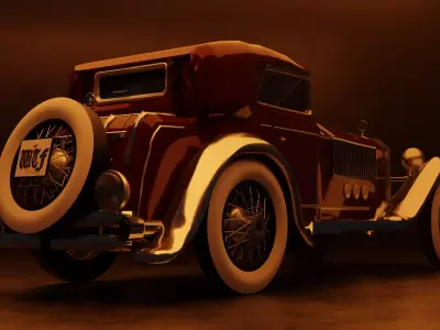 Mercedes-Benz 1925 Roadster 3D model