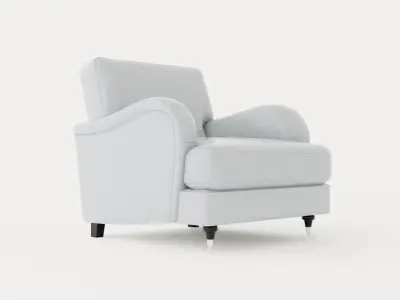 Howard Classic Armchair Low-poly 3D model