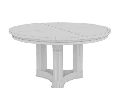 Jiun Ho Amboise dining table Low-poly 3D model