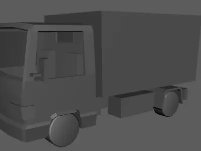 stylized vehicles Low-poly 3D model