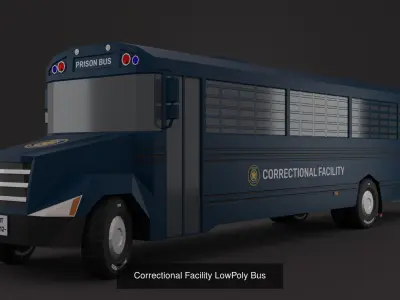 10  Collection Police vehicles Low-Poly fully rigged 3D Model Pack