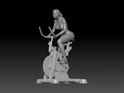 SPINNING CLASS GIRL 1 3D print model