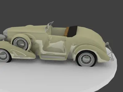 Chrysler Imperial Low-poly 3D model