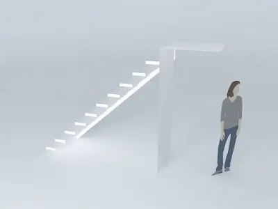 history ladder Free 3D model