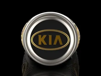 Kia ring Silver Gold  Print 3D print model