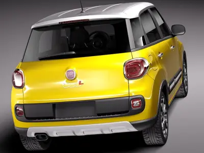 Fiat 500L Trekking 2014 3D model