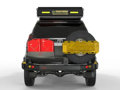 Toyota Prado 2018 ARB  3D model