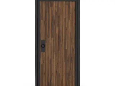 3D modern door 07 Low-poly 3D model
