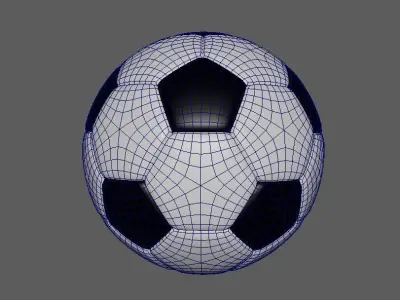 Free 3D Football model Free 3D model