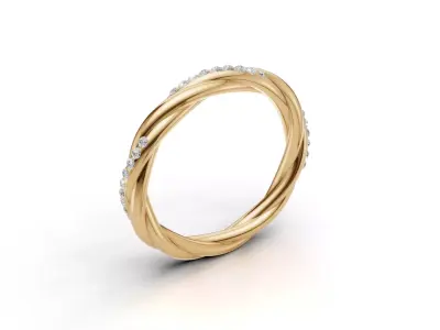 ring woman  3D print model 45