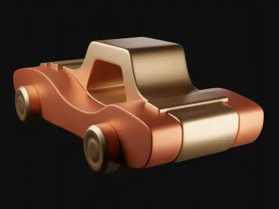 Toy 3D Car 3D print model