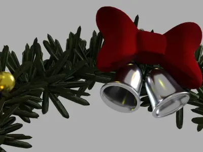 3D Simple Christmas Wrath 3D model