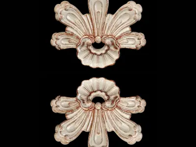 Classic carved 046 3D model