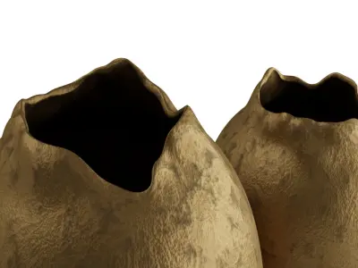 Volva Series Ceramic Vessels 3D model