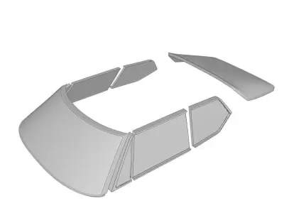Citroen SM  3D print model