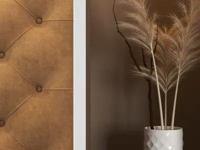 set507 closet with bench 3D model