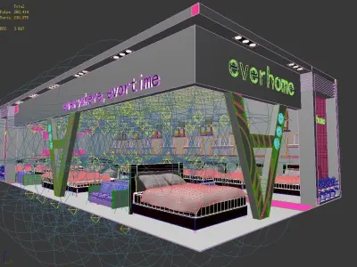 Exhibition - Area - 17X8-3DMAX2009-03 3D model