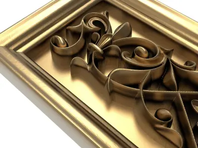  decorative pattern ready for 3D printing 3D model 263