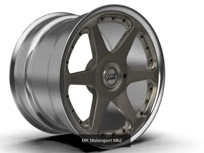 MK Motorsport Car Rims Collection 3D Model Pack