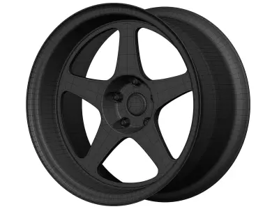 Desmond Regamaster Aftermarket Wheel Low-poly 3D model