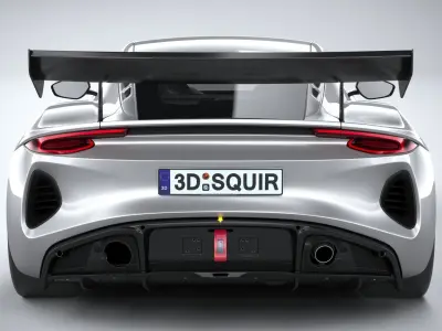 Lotus Emira GT4 2023 3D model