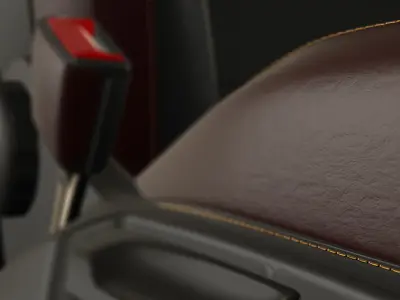 Front Seat 3D model