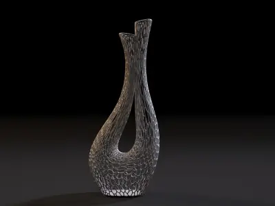 Decorative vase 3D print model