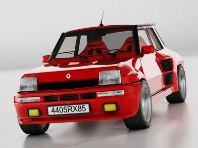 Renault 5 Turbo Maxi 3D model