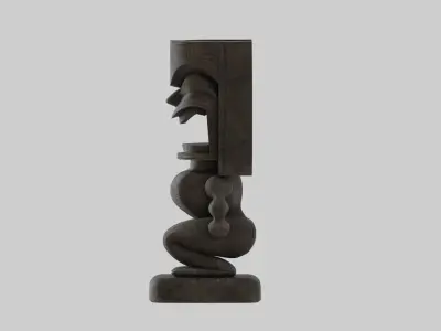 Tiki Statue 3D model
